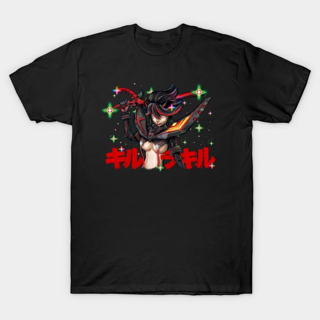 Kill La Kill Ryuko Senketsu Awesome T-Shirt by barrettbiggers